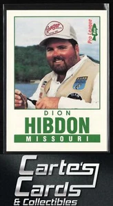Lubina Dion Hibdon 1992-93 Pro League #75 Missouri Fishing - Imagen 1 de 2