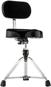 Gibraltar 9608MB Motorcycle Style Drum Throne with Backrest - Picture 1 of 6