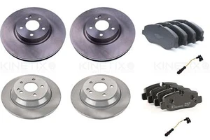 FOR MERCEDES V CLASS W447 VITO 2014- FRONT REAR BRAKE DISCS PADS WEAR SENSORS - Imagen 1 de 10