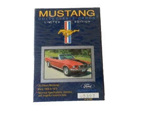 FORD MUSTANG SAMMLERKARTEN 25 Karten WERKSEITIG VERSIEGELT NEUWERTIG SET limitierte Auflage - Bild 1 von 2