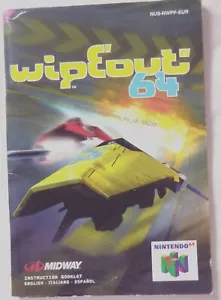 65237 Bedienungsanleitung - Wipeout 64 - Nintendo 64 (1998) NUS-NWPP-EUR - Bild 1 von 1