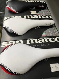 Selle San Marco Saddle Zoncolan (Pce) Black Red/White Red/White Black - Picture 1 of 14