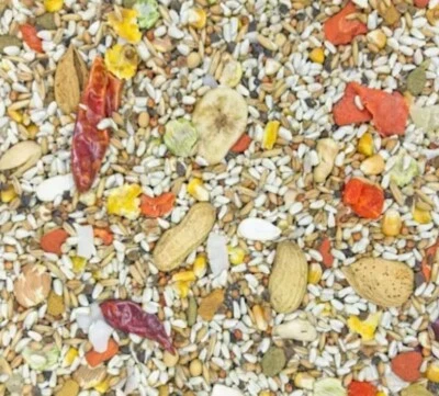 Higgins SAFFLOWER Gold Large Parrot Diet Bird Food Nut Fruit African Cockatoo - Image 1 of 2