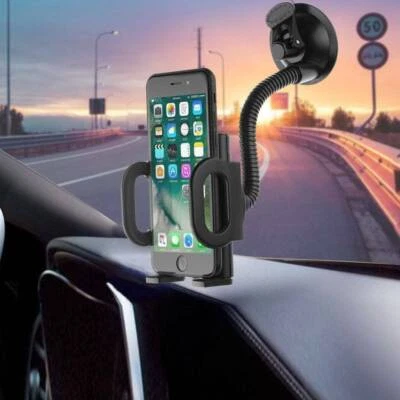 Universal 360° In Car Suction Phone Holder Dashboard Windscreen Mount Rotatable! - Image 1 of 4