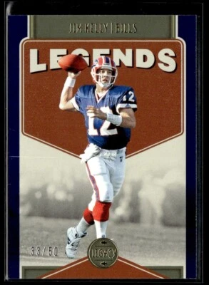 2022 Panini Legacy Blue Legends Jim Kelly /50 Buffalo Bills #111 - Image 1 of 2