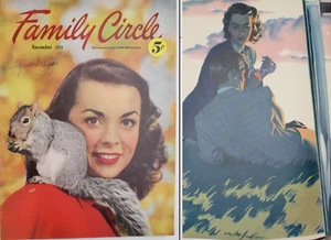 Nov 1951 Family Circle Magazine Squirrel The Day After Tomorrow Advertising - Imagen 1 de 9