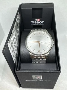 Tissot Tradition T063610A Men's Silver Stainless Steel Analog Dial Watch YAY125 - Picture 1 of 13