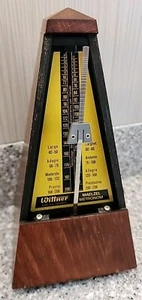 Wittner Maelzel Metronom Wooden Wind-up Tested Missing Cover - Picture 1 of 7