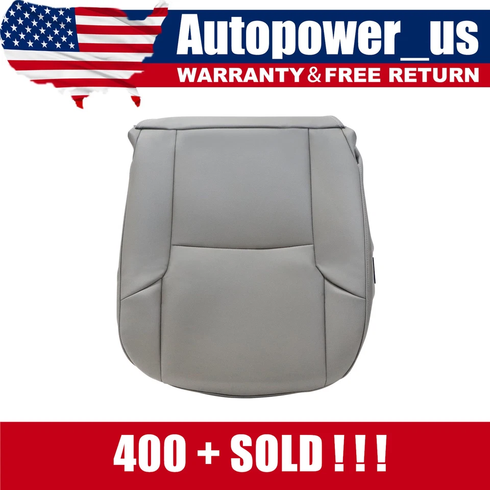 Cubierta de asiento de cuero gris inferior del conductor gris para Toyota 4Runner Limited 2003-2009 Foto 1 de 4