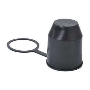 Universal 2Pcs Trailer Hitch Ball Tow Bar Cover Protection Cap For Caravan Truck - Picture 1 of 11