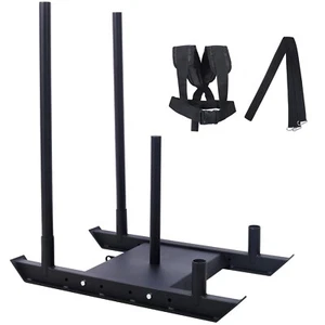 Weight Training Pull Sled, Fitness Strength Speed Training Sled, Steel Power - Picture 1 of 9