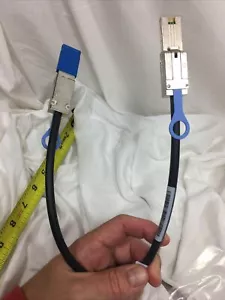 20” Amphenol male to male E357317-s 28 Awg Cable CN-0yp20D-apx00-8ah-518y - Picture 1 of 7