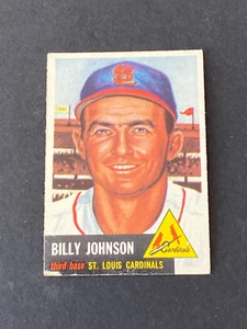 Billy Johsson 1953 Topps #21 - kostenloser Versand - Bild 1 von 10