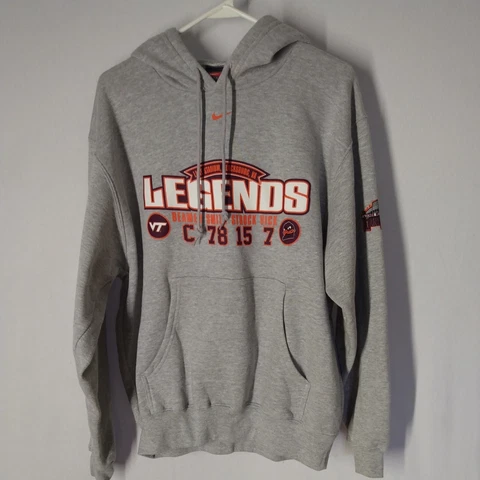 Nike Virginia Tech VT Hokies Mens Medium Hoodie Sweatshirt Cover