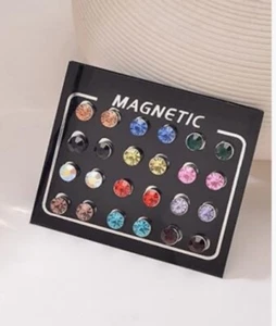 Magnetic Earrings Pack Of 11 Missing One Pair - Picture 1 of 4