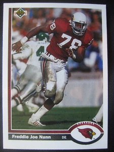 Freddie Joe Nunn Phoenix Cardinals  Upper Deck 1991 - Picture 1 of 2