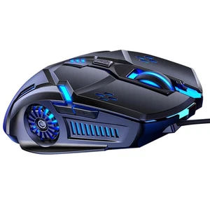 Silent Mouse Ergonomic Wired Gamin Computer Accessory Mechanical - Afbeelding 1 van 12