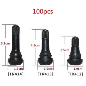 100Pcs Car Tire for Valve Replacement Zinc Alloy Explosion-proof Tire Nozzle for - Picture 1 of 10