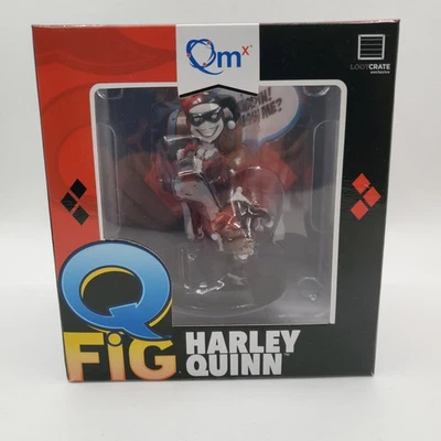 Q-Fig Harley Quinn LootCrate Exclusive DC Comics QMx Statue Figure NIB "Puddin" - Image 1 of 4
