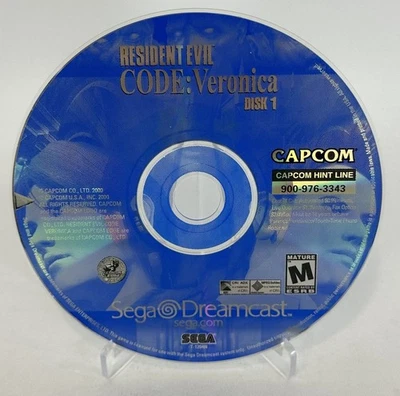 RESIDENT EVIL CODE VERONICA - SEGA DREAMCAST - DISC 1 ONLY *TESTED & WORKING* - Image 1 of 2