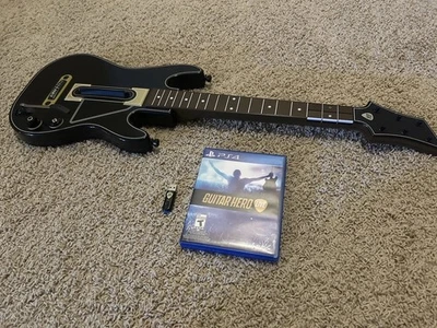 Guitar Hero Live Bundle PS4 com guitarra sem fio, dongle e jogo testado completo - Imagem 1 de 4