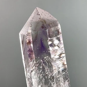 5 Moving Bubbles! RARE Sparkling Rainbow Brandberg Amethyst Enhydro Crystal - Picture 1 of 10