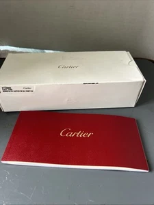 Cartier White Outer Box And Ownership Manual For Pen. Box & Manual Only - Picture 1 of 8