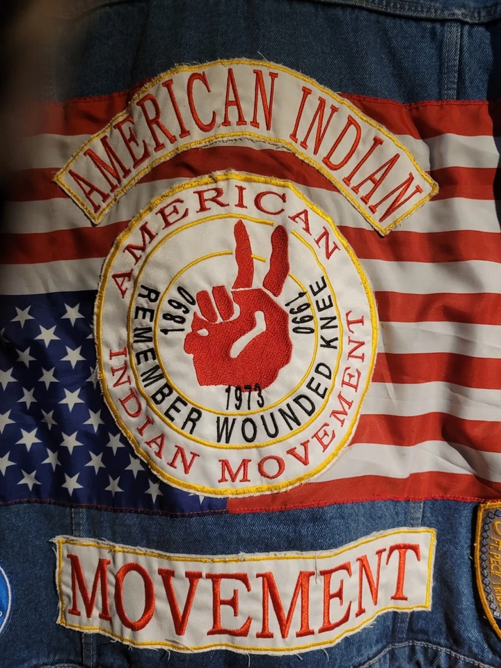 Chaqueta Jean Protest Wrangler Movimiento Indio Americano XL Envío Gratis a Estados Unidos Foto 1 de 4