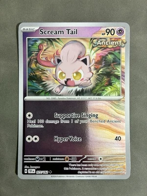 Scream Tail 077/162 - Sv05: Temporal Forces Reverse Holo (NM) - Image 1 of 3