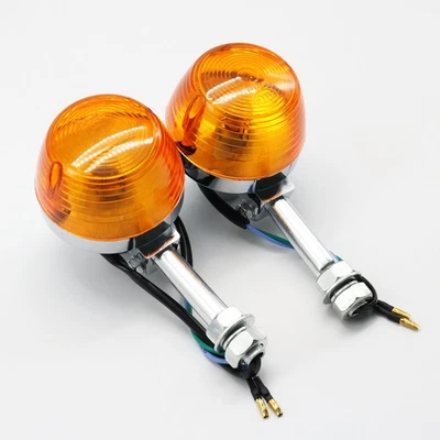 2X Turn Signal Lights For Honda CL450K Scrambler/ CB450K 1968-1974 CB750K 69-74 - Image 1 of 4