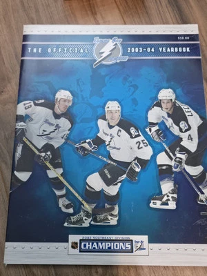 Vintage 2003-04 Tampa Bay Lightning Hockey Official NHL Yearbook Excellent 🔥 - Image 1 of 3