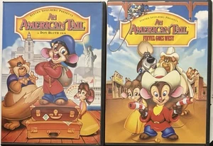 American Tail DVD Lot Don Bluth Animation Cartoon Steven Spielberg Rare OOP - Picture 1 of 4