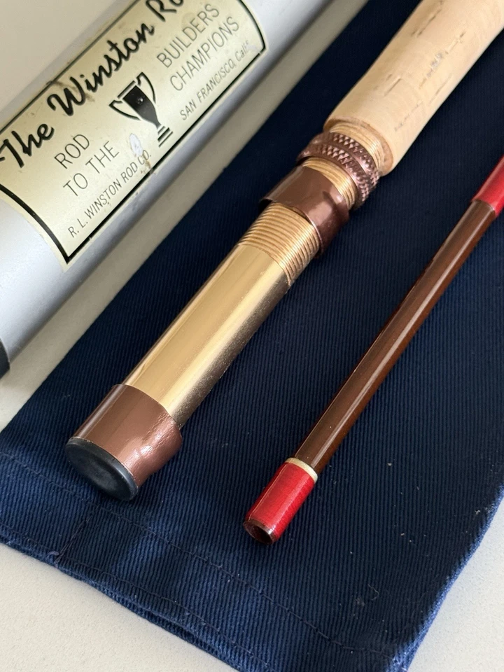**BEAUTIFUL**🔥~RARE~ WINSTON SAN FANSICO FIBERGLASS 5wt. 7’6”in 2pc Fly Rod🔥 - Image 1 of 4