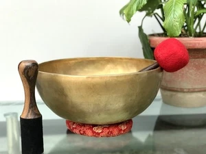 Cuencos cantores tibetanos de curación maestra de 13 pulgadas de Nepal - Equilibrio de chakras - Imagen 1 de 6