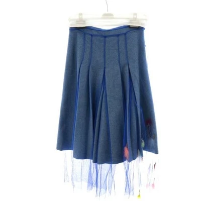 Pantalones Anchos Maison Margiela 22SS Etiqueta Blanca Culotte Tul Transparente 38 S Azul Usado c9f Foto 1 de 4