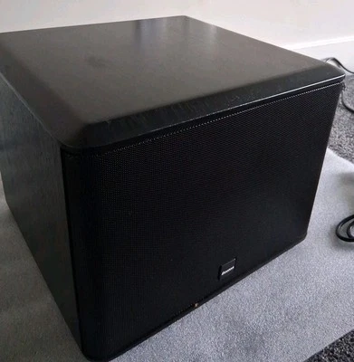 Boston Acoustics XB2 BassTrac 8" subwoofer alimentato sub home theater crossover - Immagine 1 di 4