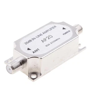 Satellite 20dB In-line Amplifier 950-2150MHz Signal Booster For Antenna - Picture 1 of 5