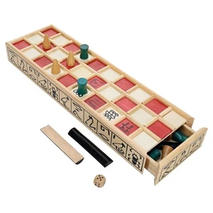 We Games Senet Egyptian Board Game – Handcrafted Solid Wood Senet Set - Picture 1 of 8