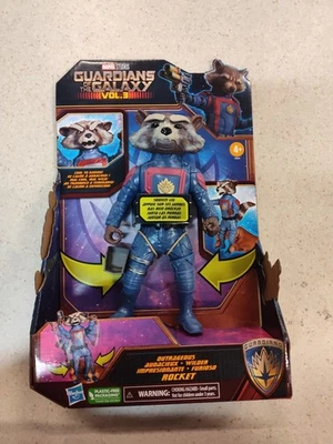 Marvel Studios Guardianes de la Galaxia Vol. Figura 3 Outrageous Rocket 8" Foto 1 de 4