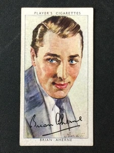 1938 Player's Film Stars Third Series #1 Brian Aherne Excellent - Picture 1 of 2