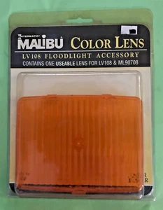 Malibu Intermatic LV108/LML9070 Rectangular Floodlight Lens Amber Lenses LV295AR - Picture 1 of 3