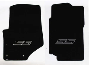 NEW! 2007-2009 Trailblazer Floor Mats Black Carpet Embroidered SS Logo in Black - Picture 1 of 12