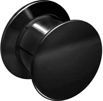  Plug Tunnel Piercing Ohr Tube Tunnel schwarz Chirurgenstahl 316L 10 mm - Bild 1 von 4