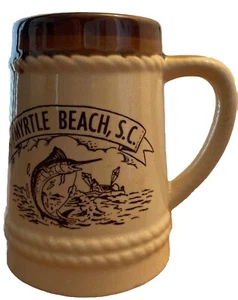 Myrtle Beach S.C. Short Beer Mug - Picture 1 of 10