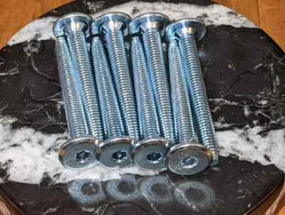 8x M6 50mm Cot Bed Screws Fixings Mama's and Papa's John Lewis Mothercare dfs