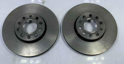 09.5745.21 Brembo Pair Brake Discs VW Passat Skoda Superb Audi A4 A6 100 OEM - Image 1 of 4