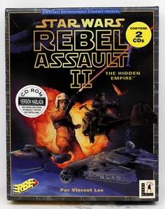 STAR WARS REBEL ASSAULT II THE HIDDEN EMPIRE PC ESPAÑA CAJA GRANDE DE CARTON 2 - Imagen 1 de 3