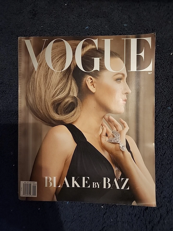 VOGUE Magazine September 2024 Blake Lively By Baz Luhrmann Cover  - Image 1 of 1
