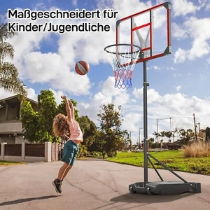 Basketballständer Basketballkorb Basketballanlage Höhenverstellbar 147-260cm DE - Bild 1 von 8