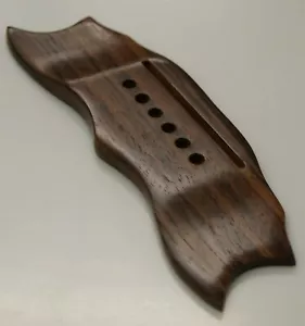 Nuevo puente de guitarra de repuesto personalizado Gibson paloma pulido palo de rosa madera preciosa - Imagen 1 de 4